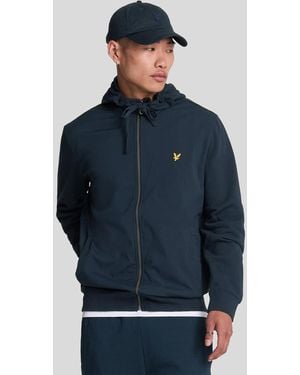 Lyle & Scott Hybrid Zip Hoodie - Blue