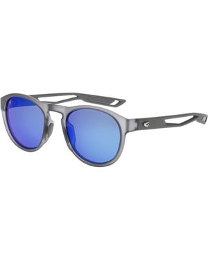 G.O.D Eyewear Polarised Uv400 Lifestyle Sunglasses With Mirror Hydrophobic Tr90 Frame - Blue