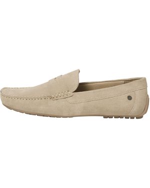 Jack & Jones Instappers Jensen Suede Loafer Leather - Natural