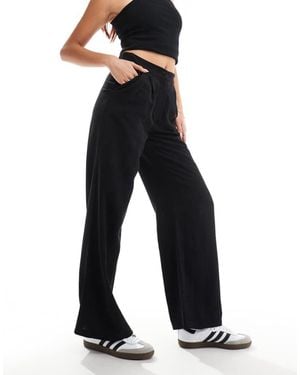 Reclaimed Vintage Mensy Wide Leg Trouser - Blue