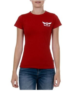 Andrew Charles by Andy Hilfiger T-Shirt Short Sleeves Round Neck Tarana - Red
