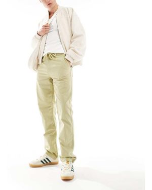 ASOS Straight Fit Ripstop Trousers - White