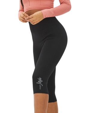 Pour Moi Energy Seamless Capri Sport Leggings - Black
