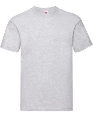 Fruit Of The Loom Original Heather T-Shirt (Heather) - Grey