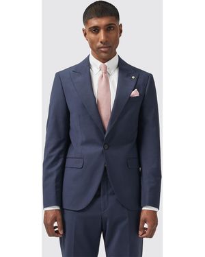 Twisted Tailor Buscot Slim Fit Jacket - Blue