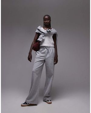 TOPSHOP Straight Leg Jogger - Grey