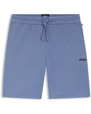 BOSS Waffle Shorts - Blue
