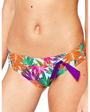 Pour Moi Bamboo High Waist Bikini Brief - Red