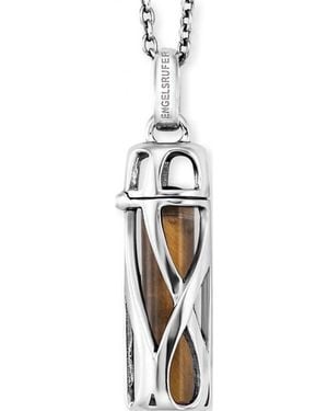Engelsrufer Ern-Heal-Te-S Ladies Powerful Stone Necklace Sterling - White