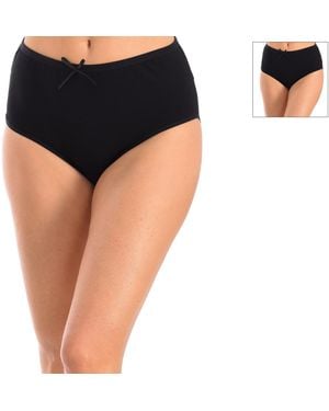 Kisses&Love Pack-2 Microfiber Briefs Q-En204 - Black