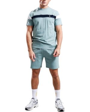 Weekend Offender Cargo Shorts Scandium Casual Cotton Bermuda - Blue