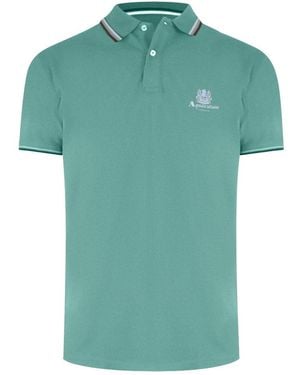 Aquascutum Active Cotton Polo Salvia - Green