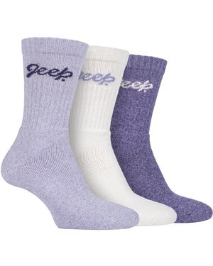 Jeep Hiking Boot Socks - Purple