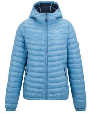 Regatta Ladies Hurden Padded Jacket (Washed Denim) - Blue