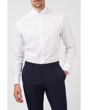 Racing Green Dresswear Poplin Shirt - White