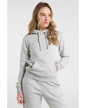 French Connection Regular Fit Logo Hoody - White