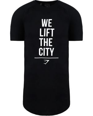 GYMSHARK Amsterdam Exclusief Zwart T-shirt