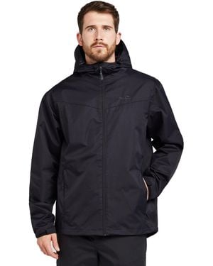 Peter Storm Waterproof Jacket With A Fully Adjustable Hood, Hiking Raincoat - Blue
