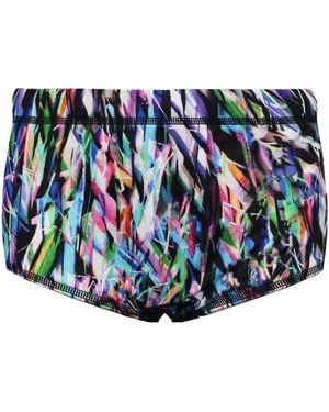 Maru Ticker Taper Pacer Trainer Swimming Trunks - Blue