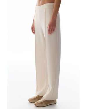 Penti Modal Straight-Leg Trousers High - Natural