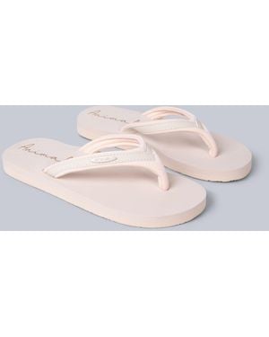 Mountain Warehouse 'Swish' Flip Flops With Soft Padded Upper Straps Comfy Slip-On Beach Sandals - Pink