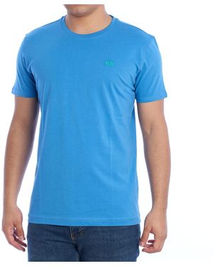 La Martina Ymr004-Js206 Regular Fit Short Sleeve T-Shirt - Blue