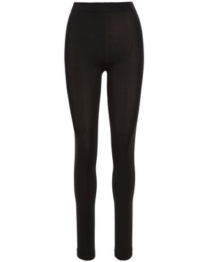 Trespass Tooties Fleece Lined Footless Tights - Black