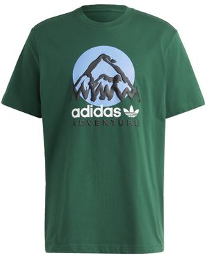 adidas Adventure Mountain Front Tee - Green