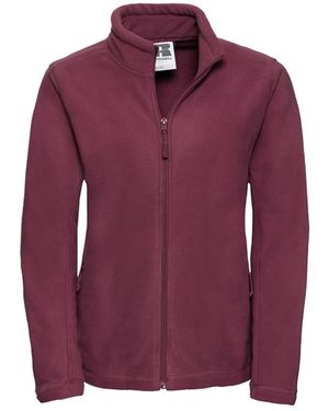 Russell Ladies Full Zip Outdoor Fleece Jacket - Purple