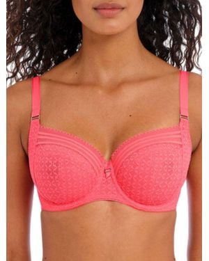 Freya Viva Lace Side Support Bra - Pink
