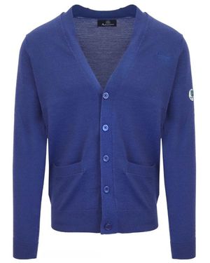 Aquascutum Button-Up Cardigan - Blue