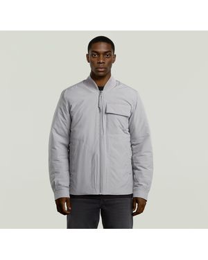 G-Star Lofty Padded Overshirt - Grey
