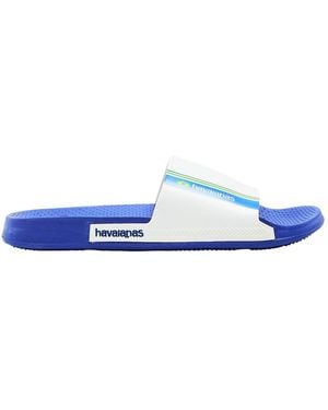 Havaianas Ladies Rubber Slide (Marine) - Blue