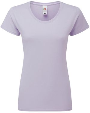 Fruit Of The Loom Ladies Fit Ringspun Premium Tshirt (Soft) - Purple