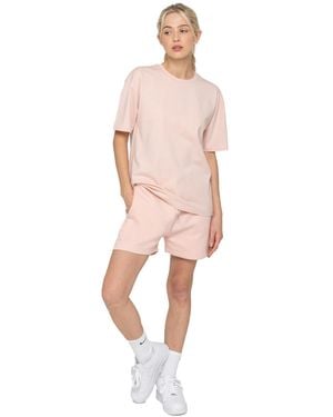 Enzo T-Shirt Tracksuit With Shorts - Pink
