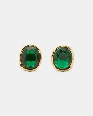 Kate Spade High Shine Studs - Green