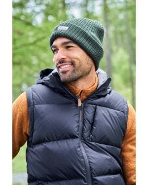 Mountain Warehouse Thinsulate Knitted Beanie Double Lined Antipill Cosy Warm Hat - Green