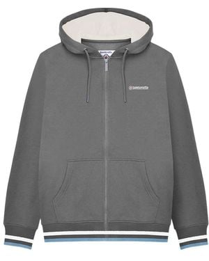 Lambretta Full Zip Hoodie (Iron) - Grey