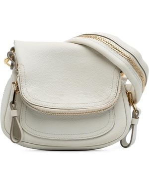 Tom Ford Pre-Owned Mini Calfskin Jennifer Crossbody - Grey