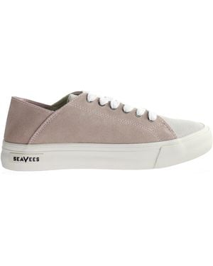 Seavees Sausalito Rose Quartz Trainers Leather - Grey
