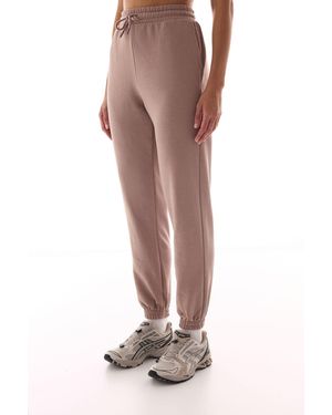 Penti Oversized Cotton Blend Tapered Joggers - Brown