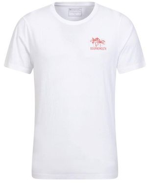 Mountain Warehouse Bournemouth Printed Organic T-Shirt () - White