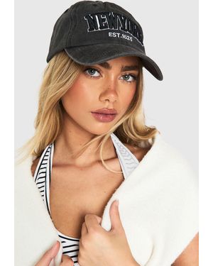Boohoo New York Slogan Cap - Black