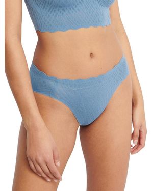 Sloggi Zero Feel Bliss High Leg Brief - Blue