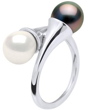 Diadema Ring You And Me Tahitian Parels En Zoetwater 8-9Mm - Metallic