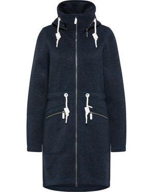 Icebound Gebreide Fleece Jas Marine Gem - Blauw