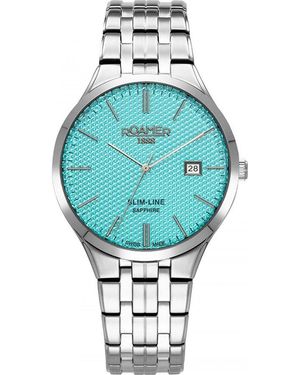 Roamer 512833-41-05-20 Slim Line Classic Watch - Blue