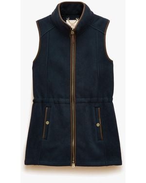 Joules Heritage Longline Gilets - Blue