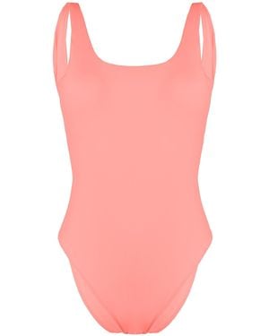 GYMSHARK Open Back Swimsuit - Pink