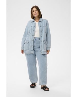 Kaffe Jas Kcninna Jas Loose Fit - Blauw